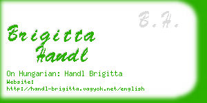 brigitta handl business card